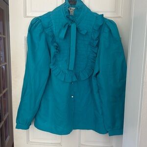 Cottage core 70s blouse